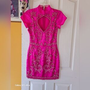 Prettylittle thing Asian inspired dress